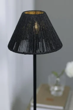 Sklep Kaja Lampa podłogowa z plecionym abażurem 108446 z serii CORDA | Kaja* Lampy Podłogowe Z Abażurem