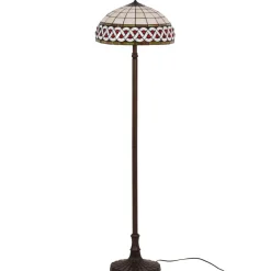 Sklep Kaja Lampa podłogowa z witrażowym kloszem K-F182208 TIFANY | Kaja* Tradycyjne Lampy Podłogowe|Lampy Podłogowe
