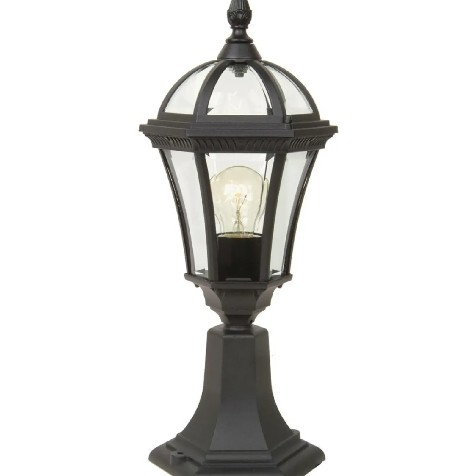 Sklep Kaja Lampa stojąca, cokołowa, czarna GZH-LB3 z serii LEDBURY* Lampy Ogrodowe Stojące