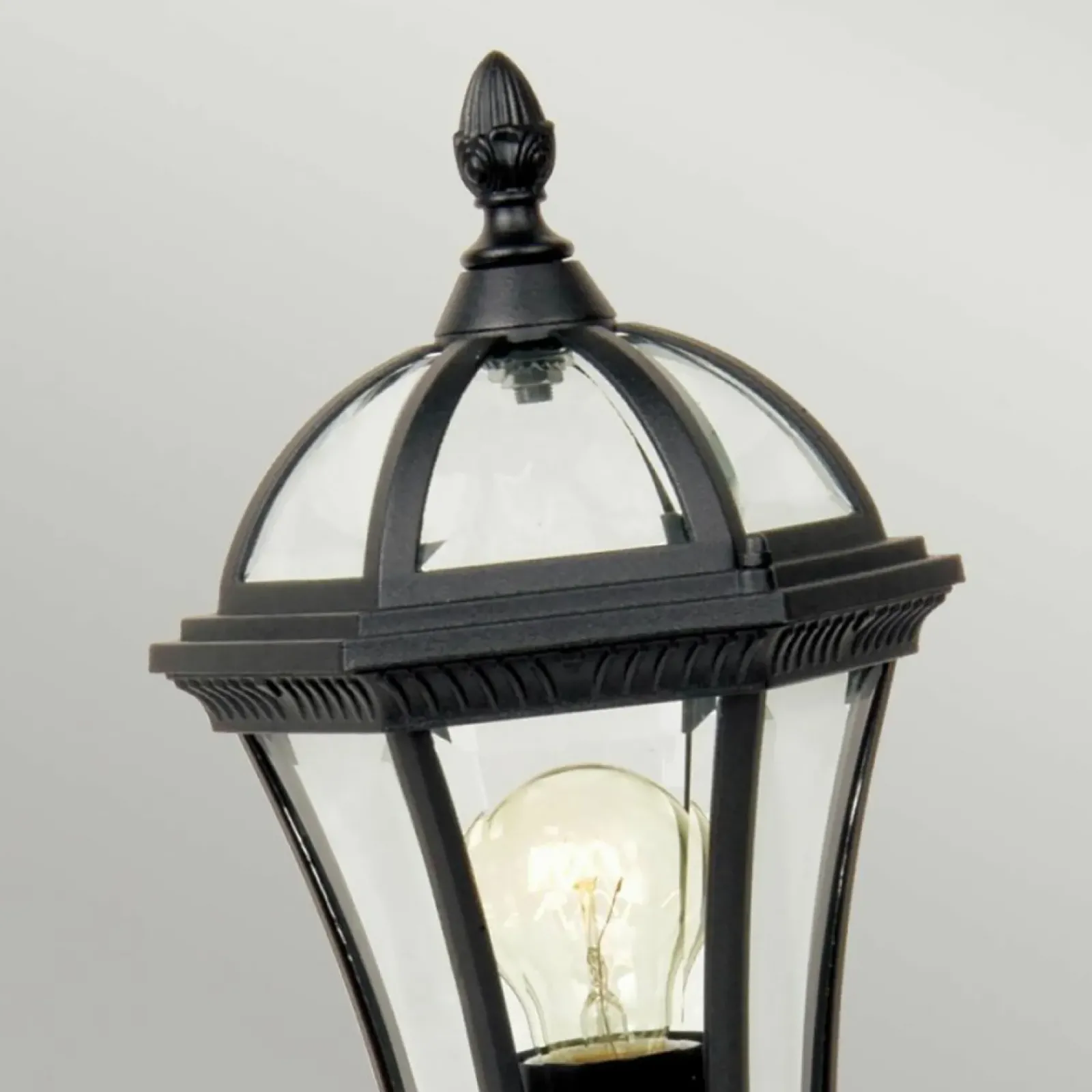 Sklep Kaja Lampa stojąca, cokołowa, czarna GZH-LB3 z serii LEDBURY* Lampy Ogrodowe Stojące