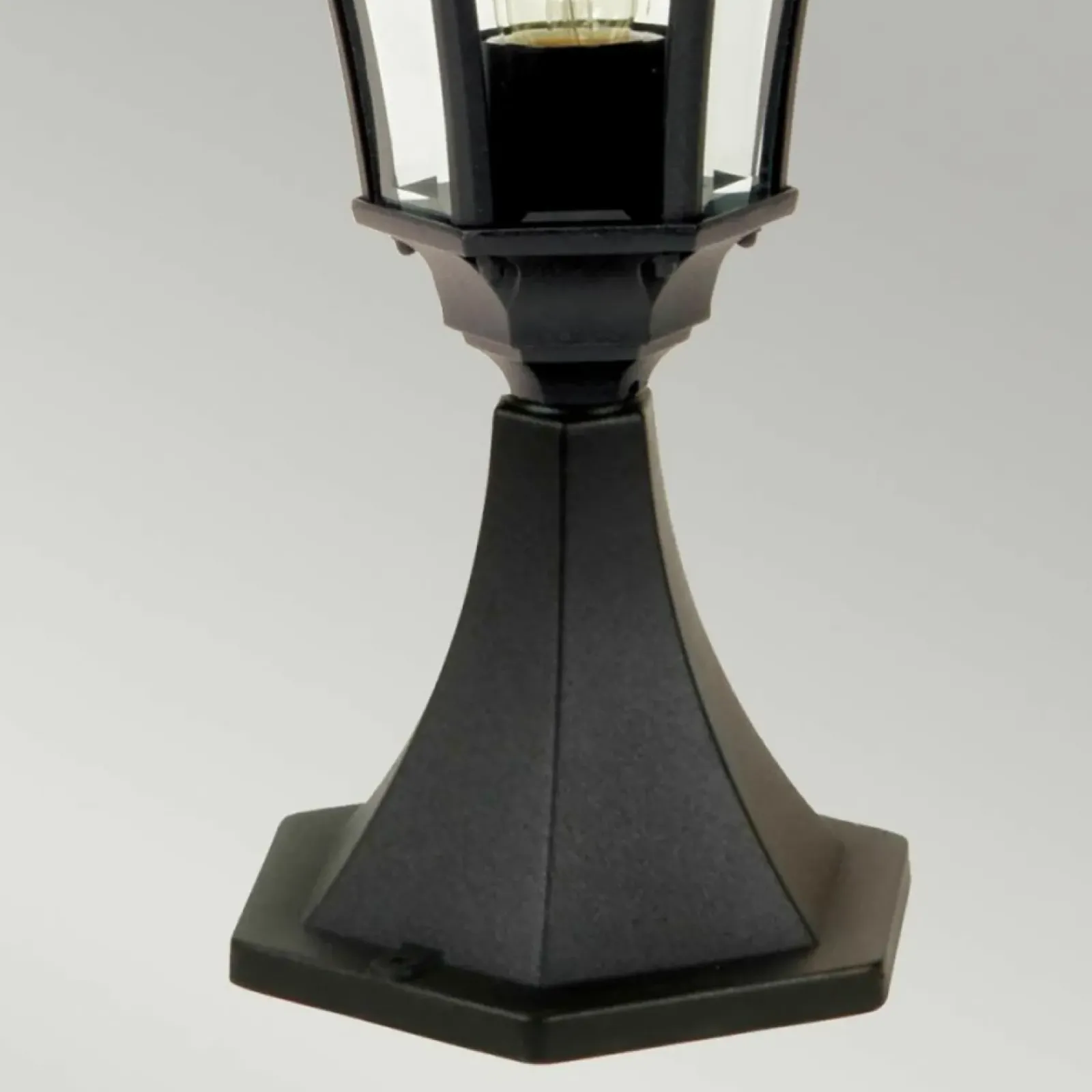 Sklep Kaja Lampa stojąca, cokołowa, czarna GZH-LB3 z serii LEDBURY* Lampy Ogrodowe Stojące