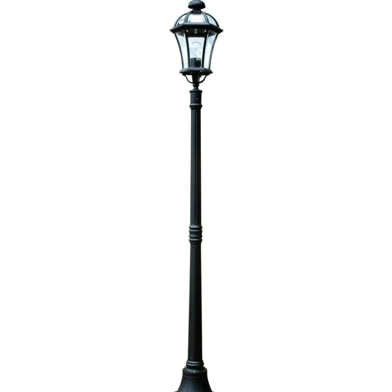 Sklep Kaja Lampa stojąca, czarna latarnia GZH-LB5 z serii LEDBURY* Lampy Ogrodowe Stojące