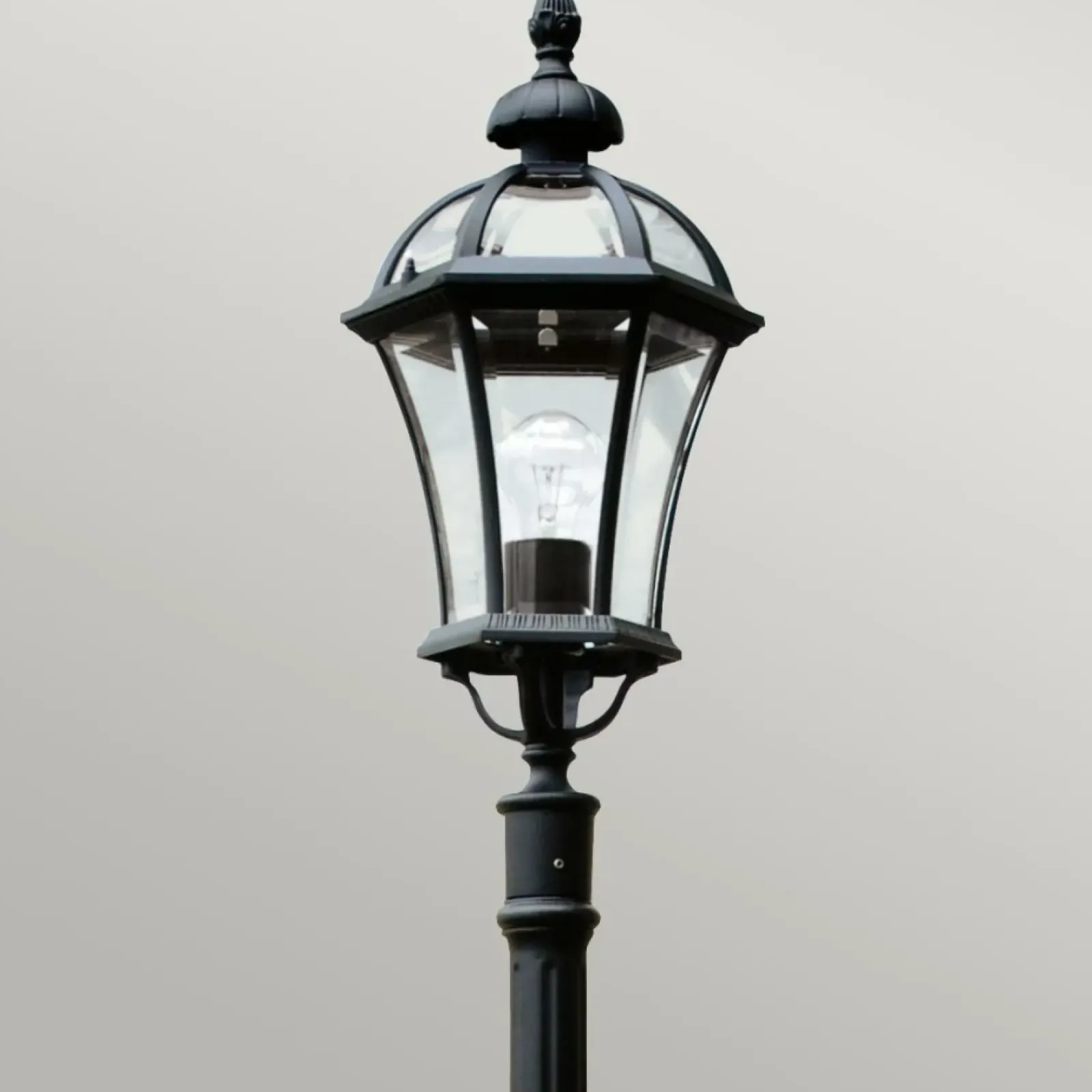 Sklep Kaja Lampa stojąca, czarna latarnia GZH-LB5 z serii LEDBURY* Lampy Ogrodowe Stojące
