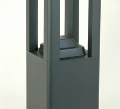Sklep Kaja Lampa stojąca ogrodowa z trzonkiem GX53 FKW-500 z serii FAN KWADRAT | Kaja Oświe* Lampy Ogrodowe Stojące