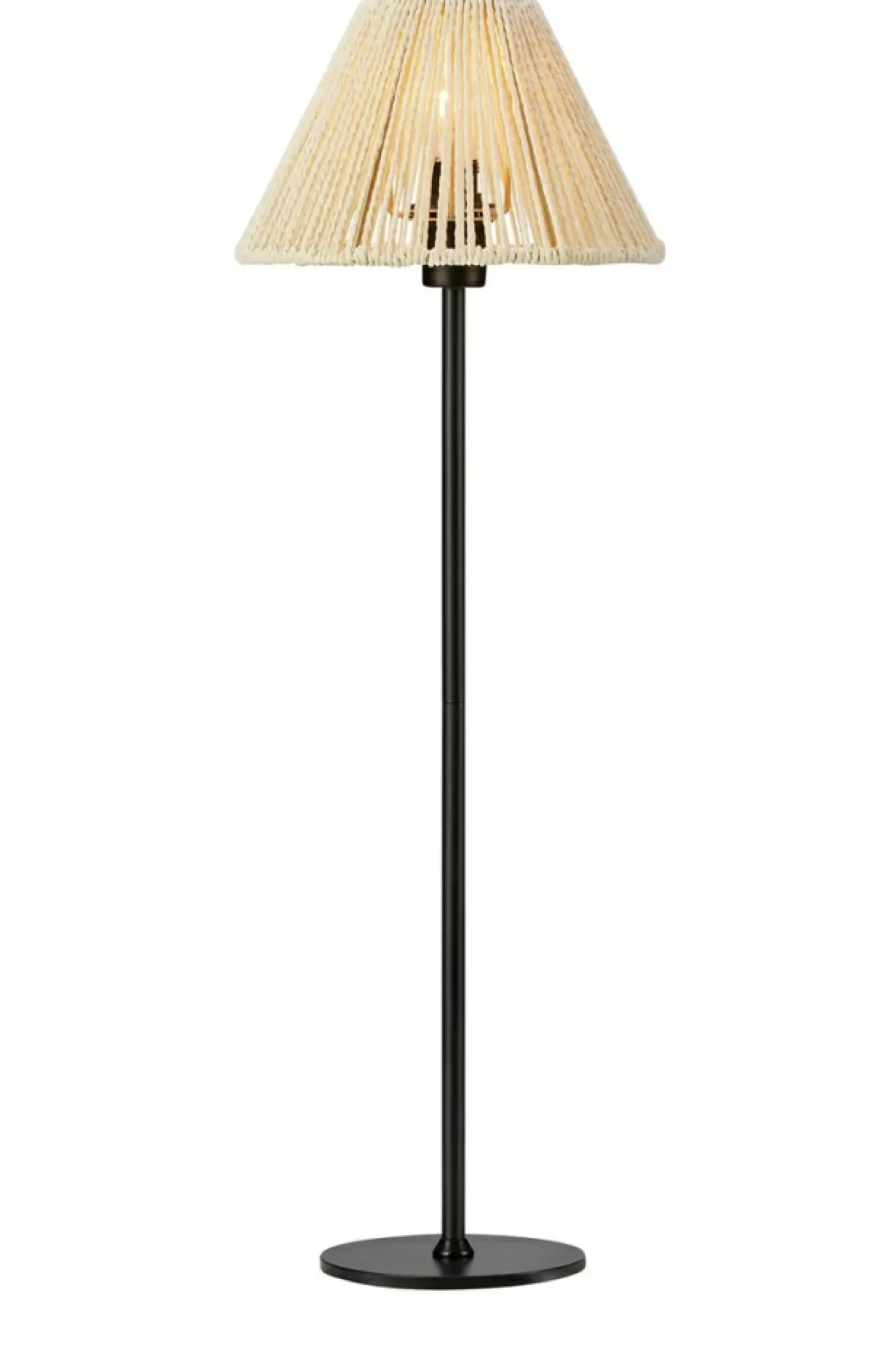 Sklep Kaja Lampa stojąca w stylu eco, z plecionym abażurem 108445 z serii CORDA* Lampy Podłogowe Z Abażurem