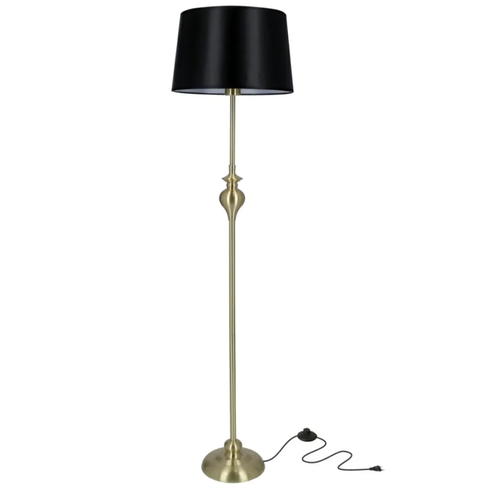 Sklep Kaja Lampa stojąca w stylu glamour, z abażurem 51-09258 z serii PRIMA* Lampy Podłogowe Z Abażurem|Tradycyjne Lampy Podłogowe