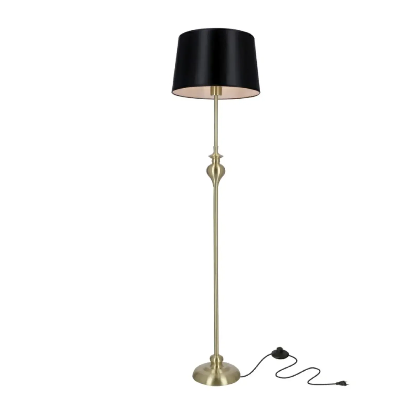 Sklep Kaja Lampa stojąca w stylu glamour, z abażurem 51-09258 z serii PRIMA* Lampy Podłogowe Z Abażurem|Tradycyjne Lampy Podłogowe