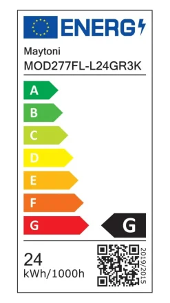 Sklep Kaja Lampa stojąca świecąca całą wysokością MOD277FL-L24GR3K z serii SOLID* Lampy Led