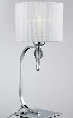 Sklep Kaja Lampa stołowa do eleganckiej sypialni AZ1107 IMPRESS WHITE | Kaja* Nowoczesne Lampki Stołowe