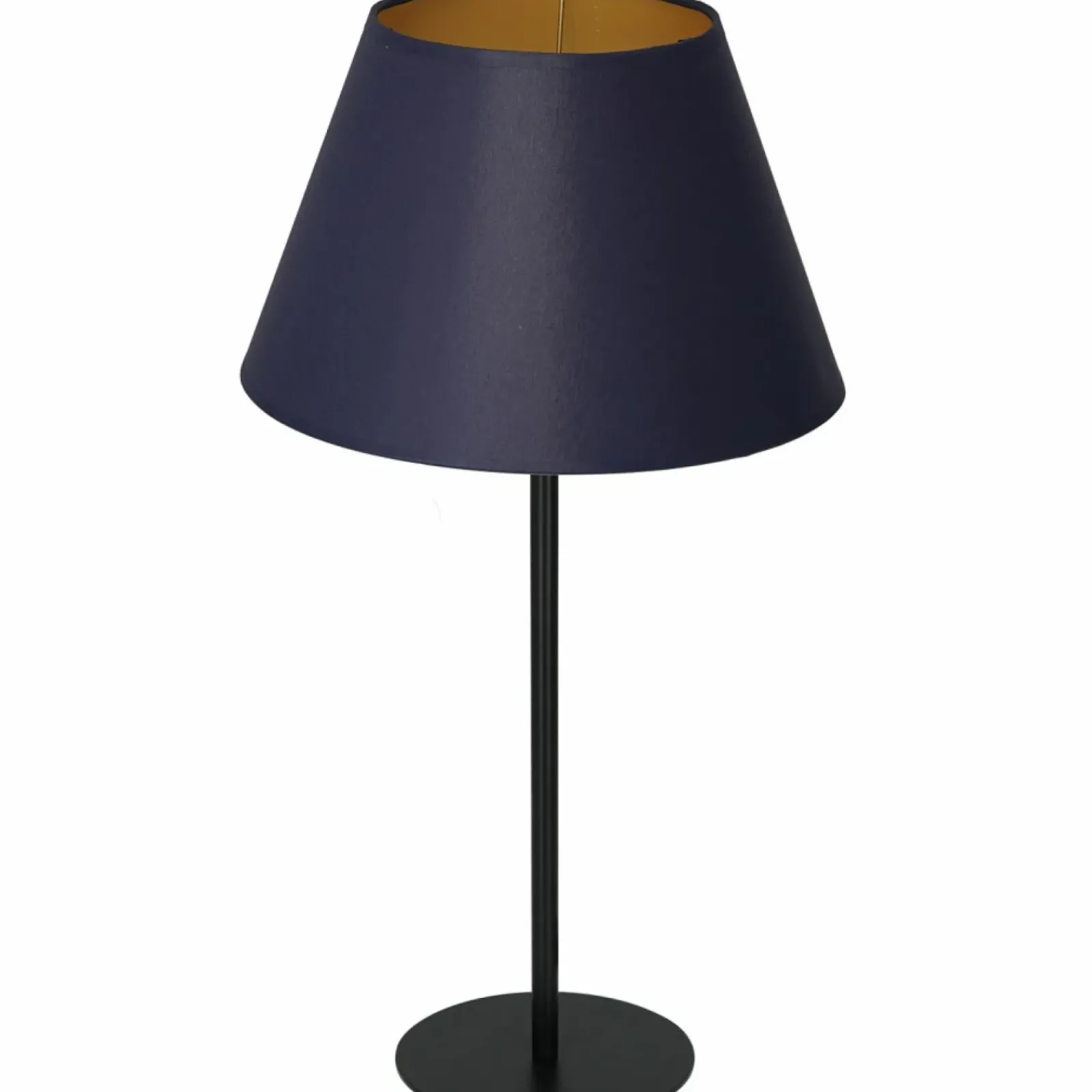 Sklep Kaja Lampa stołowa, granatowo-złota, z abażurem LX 3579 z serii ARDEN* Lampki Stołowe Z Abażurem|Tradycyjne Lampki Stołowe