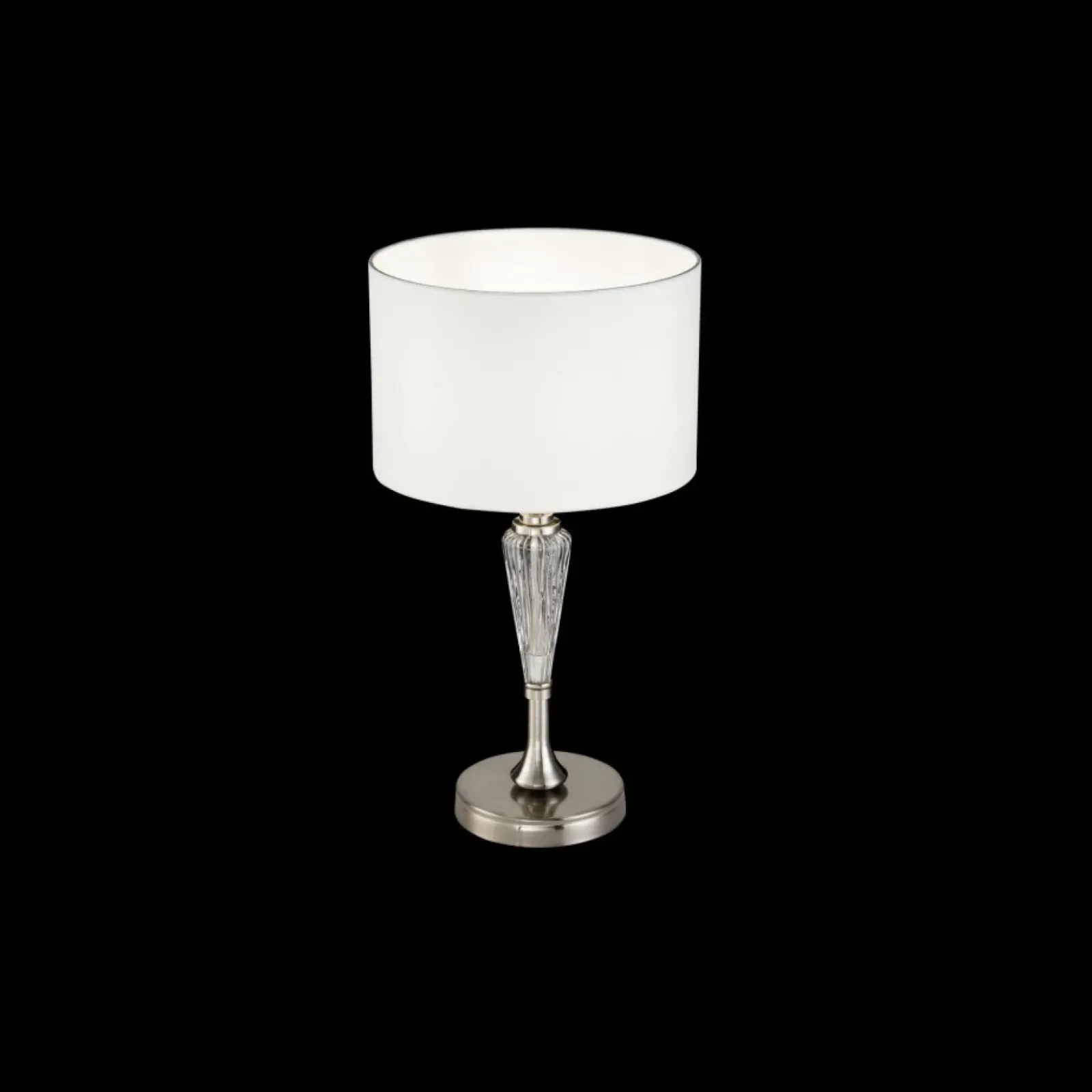Sklep Kaja Lampa stołowa na szklanej nodze MOD014TL-01N ALICANTE | Kaja* Tradycyjne Lampki Stołowe