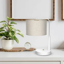 Sklep Kaja Lampa stołowa w klasycznym wydaniu MLP7502 z serii LINO | Kaja Oświetlenie* Lampki Stołowe Z Abażurem|Tradycyjne Lampki Stołowe