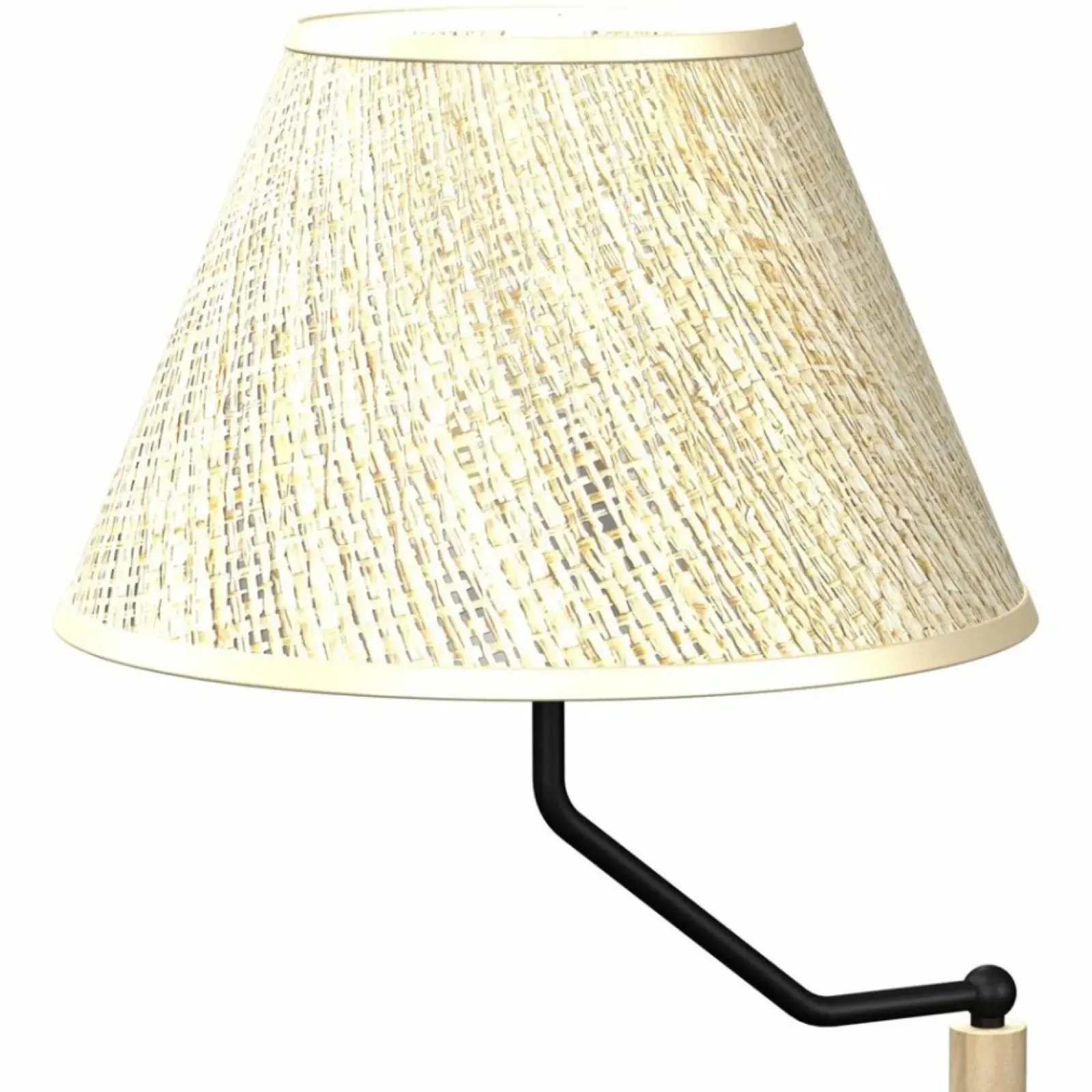 Sklep Kaja Lampa stołowa z beżowym abażurem, do sypialni MLP7278 z serii ETNA | Kaja Oświet* Lampki Stołowe Z Abażurem|Tradycyjne Lampki Stołowe