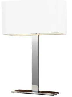 Sklep Kaja Lampa stołowa z geometrycznym abażurem AZ1527 MARTENS WHITE | Kaja* Tradycyjne Lampki Stołowe