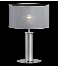 Sklep Kaja Lampa stołowa z metalicznym abażurem 67547 NODO | Kaja Oświetlenie* Lampki Stołowe Z Abażurem|Tradycyjne Lampki Stołowe