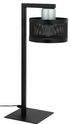 Sklep Kaja Lampa stołowa z metalowym, siateczkowym kloszem SIG 50234 z serii OFF* Nowoczesne Lampki Stołowe