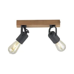 Sklep Kaja Lampa sufitowa - podwójny reflektor 15632-18 z serii CANOP | Kaja czarny Cheap