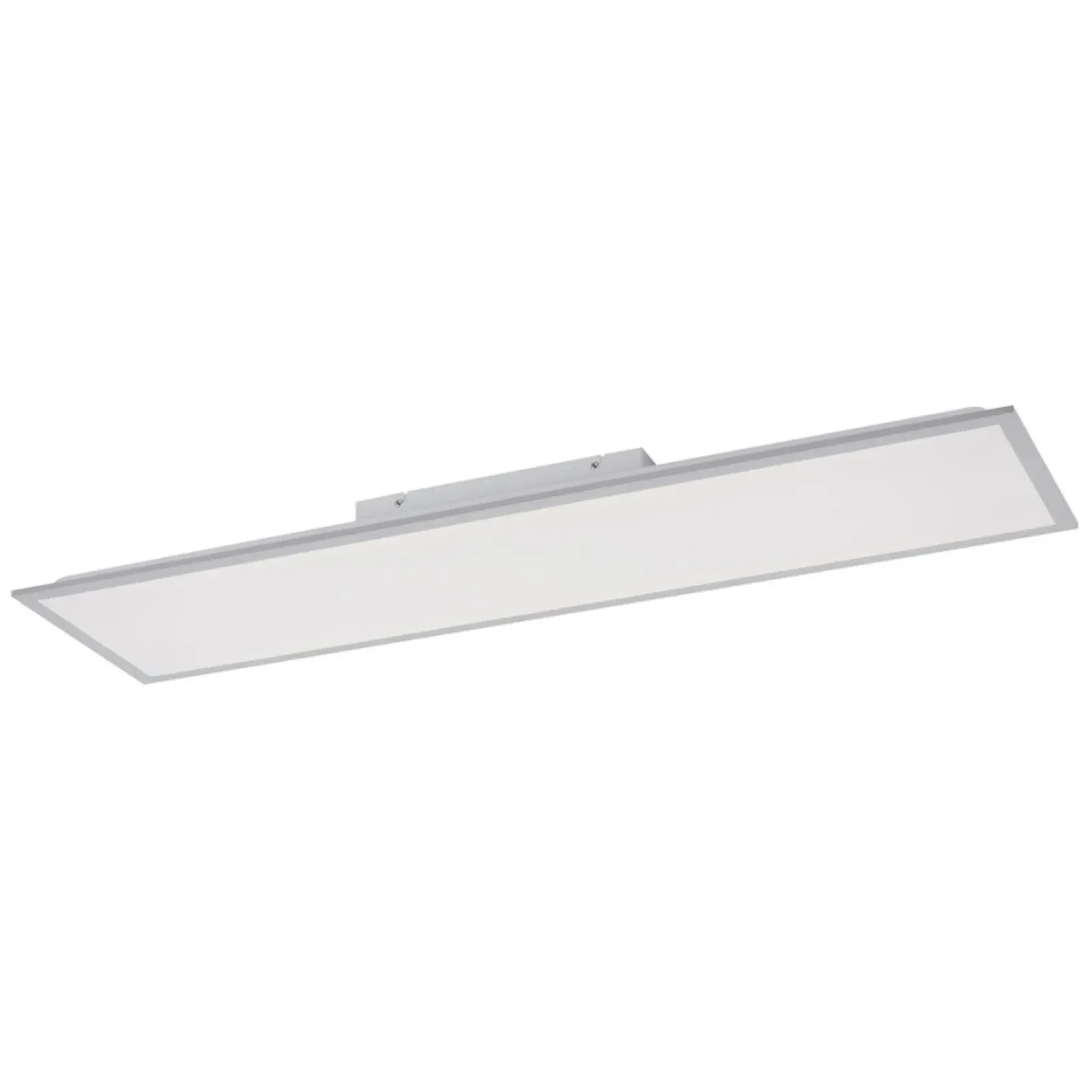 Sklep Kaja Lampa sufitowa - prostokąt z pilotem 14757-21 z serii FLAT | Kaja srebrny Shop