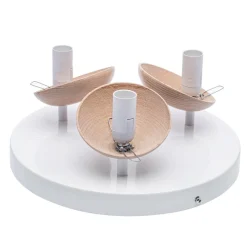 Sklep Kaja Lampa sufitowa, 3 punkty światła, z drewnem MLP5429 z serii SFERA WOOD | Kaja Oś Cheap