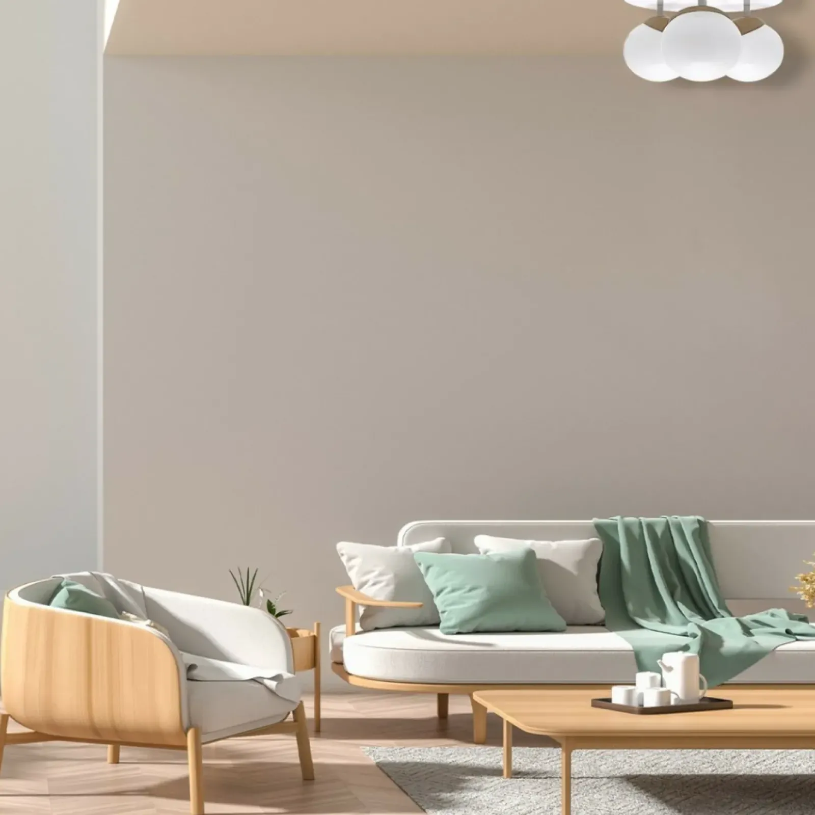 Sklep Kaja Lampa sufitowa, 3 punkty światła, z drewnem MLP5429 z serii SFERA WOOD | Kaja Oś Cheap