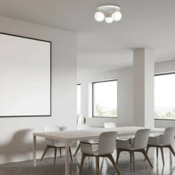 Sklep Kaja Lampa sufitowa, 3 punkty światła, z drewnem MLP5429 z serii SFERA WOOD | Kaja Oś Cheap