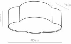 Sklep Kaja Lampa sufitowa biała chmurka TK 4228 z serii CLOUD MINI | Kaja Shop