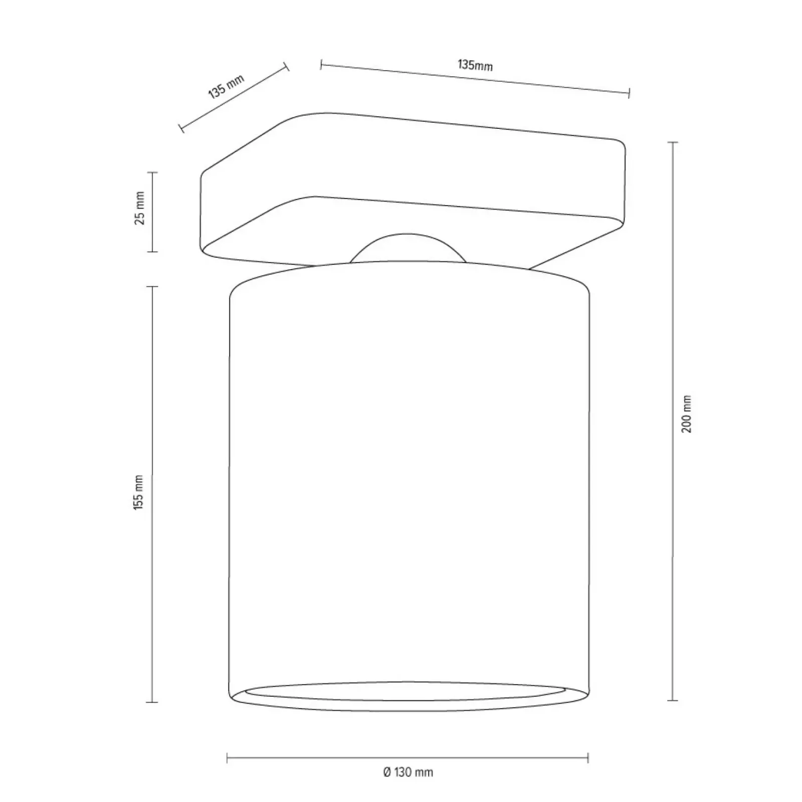 Sklep Kaja Lampa sufitowa boho downlight z abażurem 8512174 JENTA | Kaja Sale