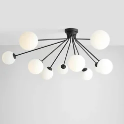 Sklep Kaja Lampa sufitowa czarna do dużego pokoju 1082PL_M1 HOLM | Kaja Zadzwońporabattel.783200183(8-16)/mailsklep@kaja.com.pl Online
