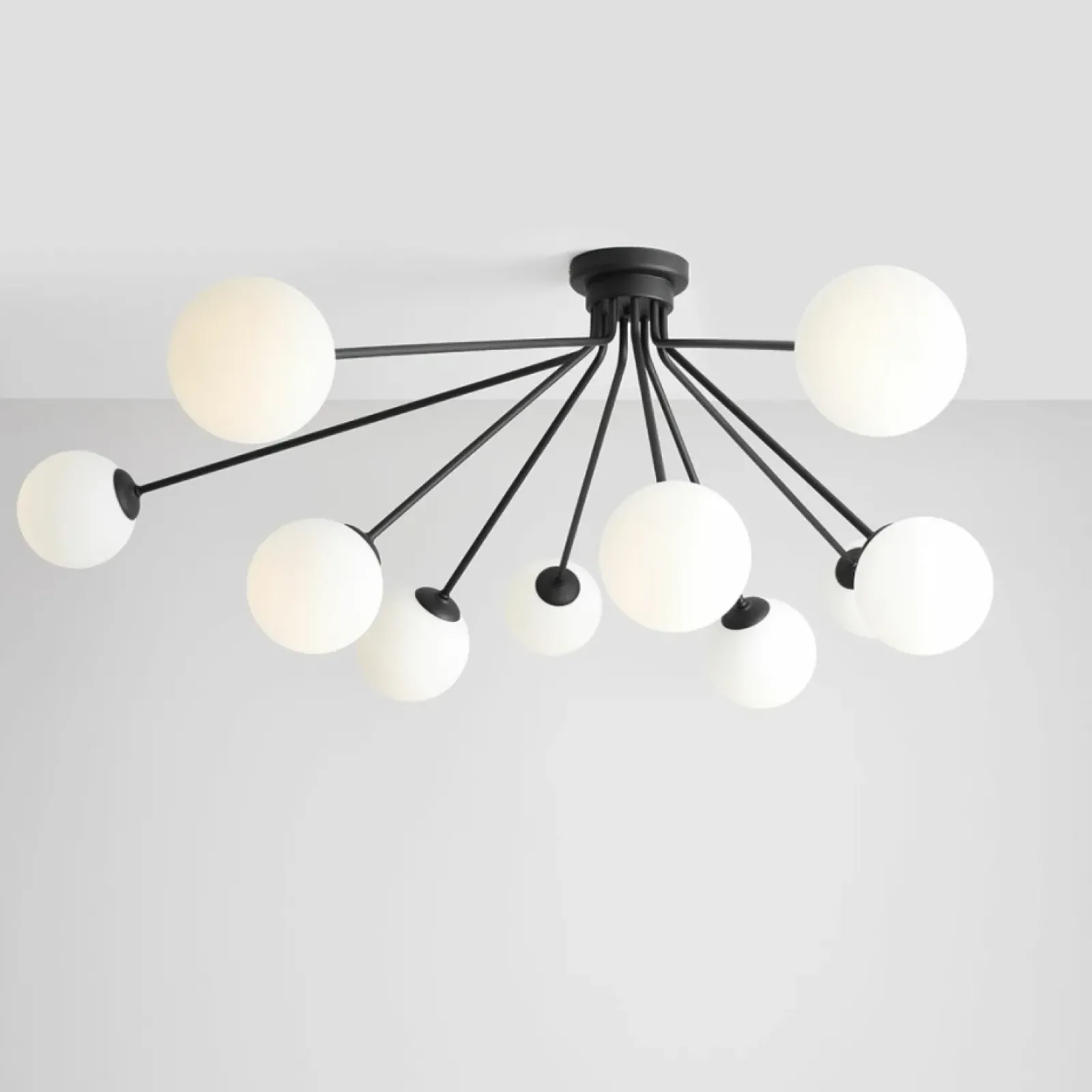 Sklep Kaja Lampa sufitowa czarna do dużego pokoju 1082PL_M1 HOLM | Kaja Zadzwońporabattel.783200183(8-16)/mailsklep@kaja.com.pl Online