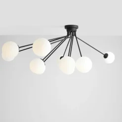Sklep Kaja Lampa sufitowa czarna do dużego pokoju 1082PL_M1 HOLM | Kaja Zadzwońporabattel.783200183(8-16)/mailsklep@kaja.com.pl Online