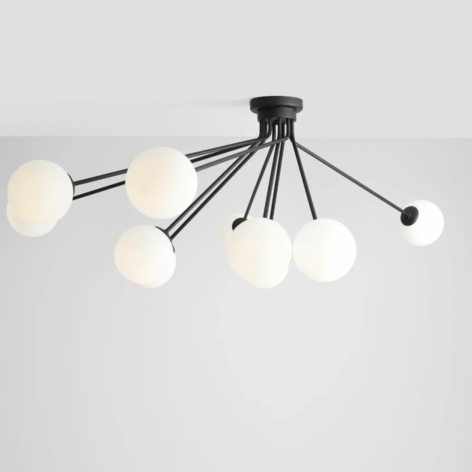 Sklep Kaja Lampa sufitowa czarna do dużego pokoju 1082PL_M1 HOLM | Kaja Zadzwońporabattel.783200183(8-16)/mailsklep@kaja.com.pl Online