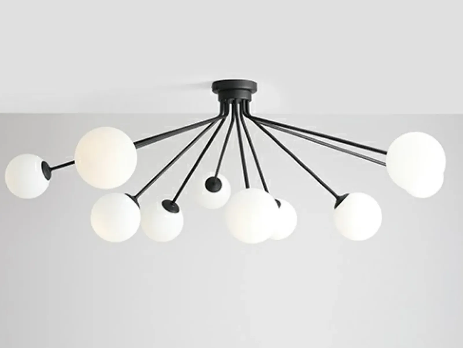 Sklep Kaja Lampa sufitowa czarna do dużego pokoju 1082PL_M1 HOLM | Kaja Zadzwońporabattel.783200183(8-16)/mailsklep@kaja.com.pl Online