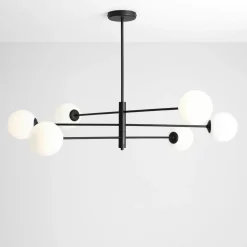 Sklep Kaja Lampa sufitowa czarna do dużego pokoju 1090PL_K1 HOMME | Kaja Zadzwońporabattel.783200183(8-16)/mailsklep@kaja.com.pl Sale