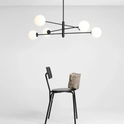 Sklep Kaja Lampa sufitowa czarna do dużego pokoju 1090PL_K1 HOMME | Kaja Zadzwońporabattel.783200183(8-16)/mailsklep@kaja.com.pl Sale