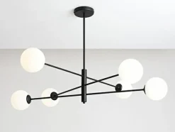 Sklep Kaja Lampa sufitowa czarna do dużego pokoju 1090PL_K1 HOMME | Kaja Zadzwońporabattel.783200183(8-16)/mailsklep@kaja.com.pl Sale