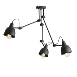 Sklep Kaja Lampa sufitowa czarna do szerokiego pokoju 842PL_E AIDA | Kaja Zadzwońporabattel.783200183(8-16)/mailsklep@kaja.com.pl Discount