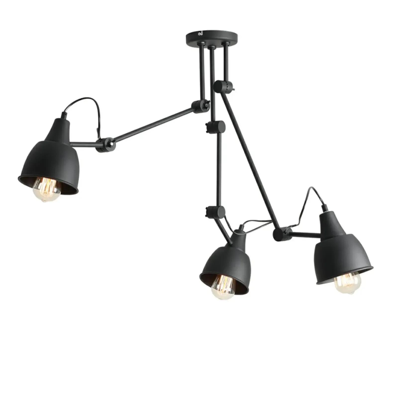 Sklep Kaja Lampa sufitowa czarna do szerokiego pokoju 842PL_E AIDA | Kaja Zadzwońporabattel.783200183(8-16)/mailsklep@kaja.com.pl Discount