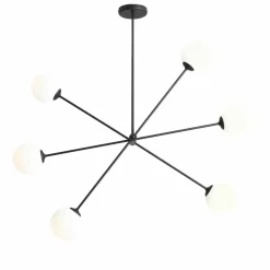 Sklep Kaja Lampa sufitowa czarna regulowane ramiona 1081PL_K1 OHIO | Kaja Zadzwońporabattel.783200183(8-16)/mailsklep@kaja.com.pl Sale