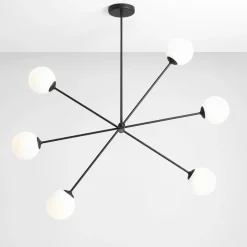 Sklep Kaja Lampa sufitowa czarna regulowane ramiona 1081PL_K1 OHIO | Kaja Zadzwońporabattel.783200183(8-16)/mailsklep@kaja.com.pl Sale