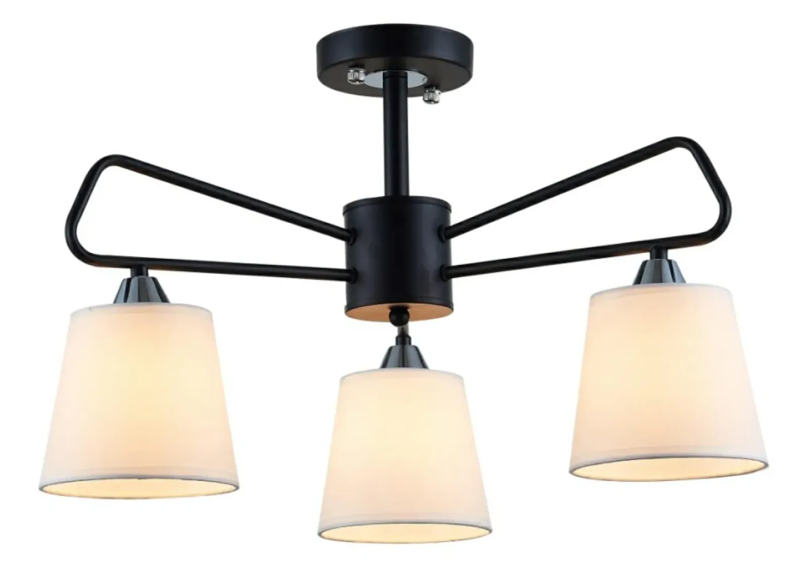 Sklep Kaja Lampa sufitowa czarna z abażurami LEDEA 50203091 MORLEY | Kaja Cheap