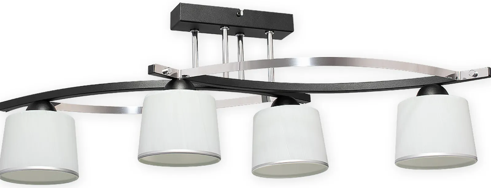 Sklep Kaja Lampa sufitowa, cztery otwarte klosze O2284 W4 CZA z serii ASTRED* Randole Tradycyjne
