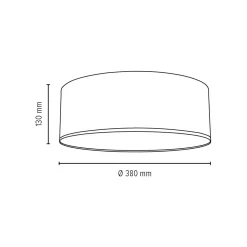 Sklep Kaja Lampa sufitowa do gabinetu 3xE27 ⌀38cm 4783812 JOSEFINA | Kaja Cheap