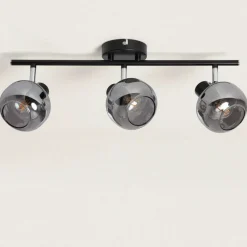 Sklep Kaja Lampa sufitowa do kuchni, 3 spoty ABR-SLWN-3XE14 NINO | Kaja srebrny Sale