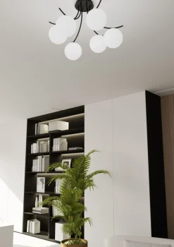 Sklep Kaja Lampa sufitowa do nowoczesnego salonu 1109/6 BOSTON | Kaja Oświetlenie Cheap