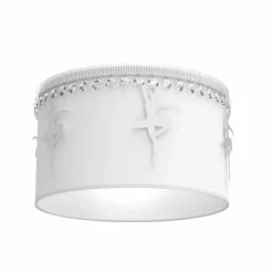 Sklep Kaja Lampa sufitowa do pokoju dziewczynki MLP4970 BALETNICA | Kaja biały Flash Sale