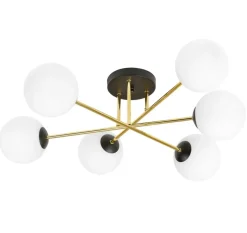 Sklep Kaja Lampa sufitowa do salonu modern glamour 1233/6 z serii MAGNUM | Kaja Fashion