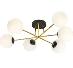 Sklep Kaja Lampa sufitowa do salonu modern glamour 1233/6 z serii MAGNUM | Kaja Fashion