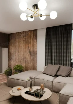 Sklep Kaja Lampa sufitowa do salonu modern glamour 1233/6 z serii MAGNUM | Kaja Fashion