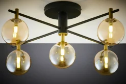 Sklep Kaja Lampa sufitowa do sypialni JUP 2032 FIG 5 CZ/MS BU FIGARO | Kaja Hot