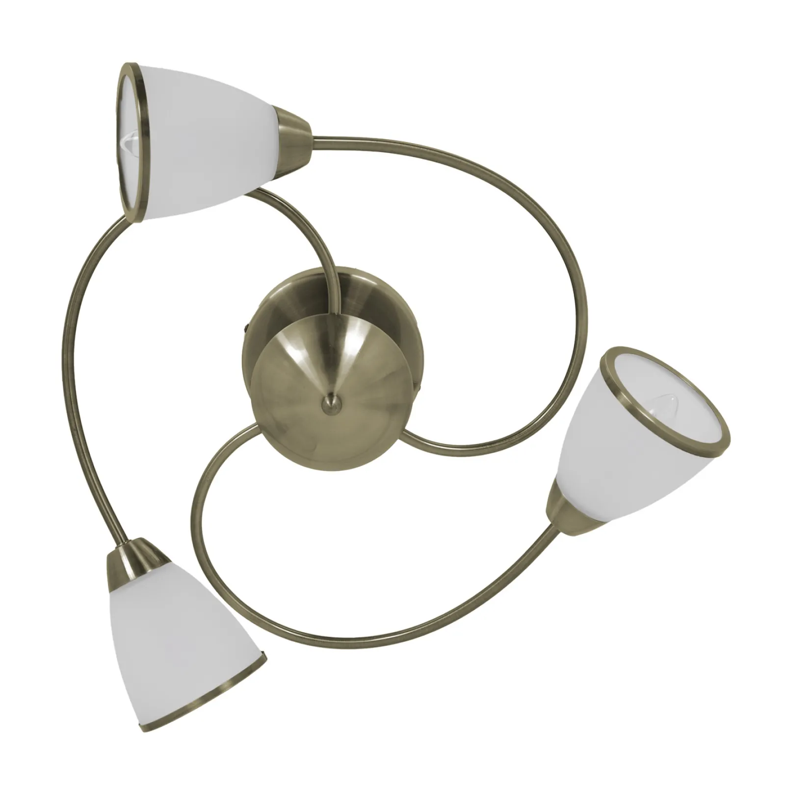 Sklep Kaja Lampa sufitowa do sypialni K-JSL-6059/3 AB PLATO | Kaja Oświetlenie* Randole Tradycyjne|Żyrandole Tradycyjne - Retro